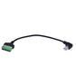 SYSTEM-S LAN cable 30 cm RJ45 plug to 8 pin terminal block angle in black