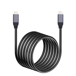 Cable USB 3.1 Gen 2 de 500 cm, adaptador tipo C macho a macho en negro