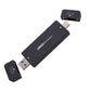 SYSTEM-S NVME M-key M.2 NGFF adapter to USB 3.1 Type C & 2.0 Type A connector for SATA SSD