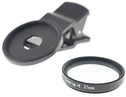 System-S Nahaufnahme Close-Up Linse 4X Vergrößerung 37mm Objektiv für Smartphone Tablet