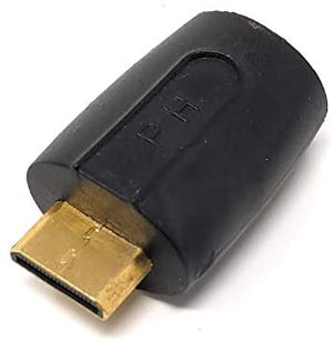 System-S Mini HDMI Male to Mini HDMI Female Converter Adapter Interface Saver