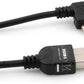 System-S USB 2.0 Kabel für USB-A auf USB Micro-B 300 cm Winkelstecker 90 Grad System-S