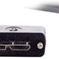 System-S 5m USB 3.0 A zu Micro USB 3.0 Kabel Rechter Winkel mit Feststellschraube
