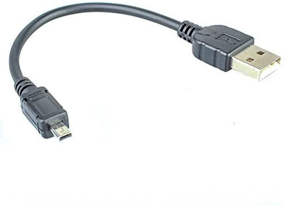 System-S USB 2.0 Kabel für USB-A auf USB Mini-B 8-Pin 10 cm