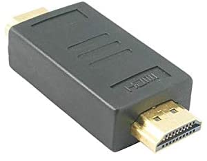 Adaptador convertidor System-S HDMI estándar macho a HDMI estándar macho