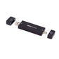 SYSTEM-S NVME M-key M.2 NGFF adapter to USB 3.1 Type C & 2.0 Type A connector for SATA SSD