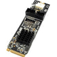 SYSTEM-S NVME Kabel 20 cm M-key NGFF Stecker zu USB 3.1 & 2.0 Front Panel Typ E Buchse