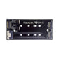 SYSTEM-S NVME M.2 Adapter 2x AHCI to PCIE Express 3 4.0 Slimline SFF-8654 8X Raid Card