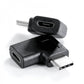 Adattatore USB 3.1 Tipo C maschio a 2.0 Micro B femmina cavo angolare in nero
