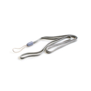 SYSTEM-S Halsband Umhängeband Trageband mit Schlaufe in Grau für Smartphone MP3-Player