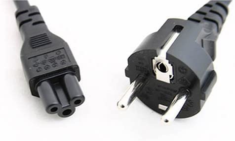 System-S power cable 3-pin cloverleaf plug
