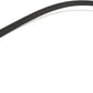 Cavo audio jack stereo AUX da 15 cm da 3,5 mm maschio a femmina piatto in nero