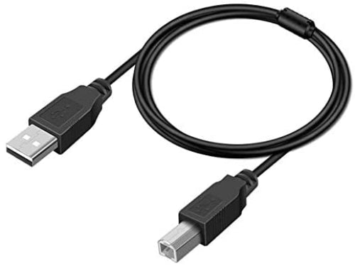 System-S USB Type A to USB Type B OTG cable with ferrite core 275cm