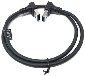 Cavo System-S da USB tipo A 3.0 a USB tipo A 3.0 angolato verso l'alto 59 cm