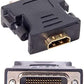 System-S LFH DMS-59pin macho a HDMI 1.4 adaptador de extensión hembra de 19 pines para tarjeta gráfica de PC