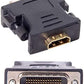 System-S LFH DMS-59pin Stecker auf HDMI 1.4 19pin Buchse Verlängerungsadapter für PC Grafikkarte