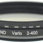 System-S Vario Graufilter Neutraldichtefilter ND-Filter ND2-400 37mm Linse Objektiv für iPhone XR