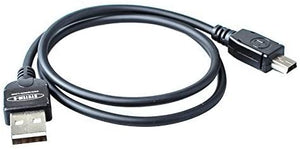 System-S USB 2.0 cable for USB-A to USB Mini-B 5-pin 50 cm black