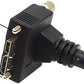 Cable USB 3.0 SYSTEM-S 5m Tipo A Macho a 3.0 Micro B Macho Adaptador Ángulo Tornillo