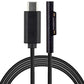 System-S USB 3.1 Typ C Kabel für Microsoft Surface Pro 3 4 5 6 Book 12V -15V 180cm