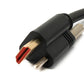 Cable SYSTEM-S HDMI 2.0 de 50 cm tipo A adaptador macho a macho de rosca en negro