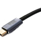 Câble SYSTEM-S USB4 300 cm Type C mâle vers mâle 20 Gbit/s USB 4.0 tressé noir