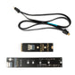 SYSTEM-S SFF-8654 NGFF M-key 40 cm NVME cable male to female for mainboard SSD