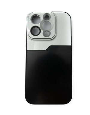 SYSTEM-S CPL Filter Circular Polarizer Linse mit Hülle in Schwarz für iPhone 14 Pro