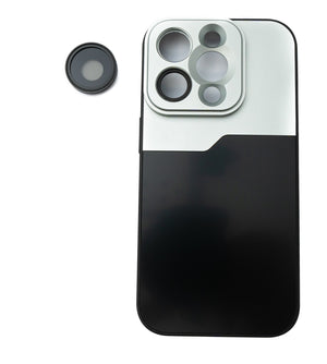 Lente polarizzatore circolare con filtro CPL con custodia nera per iPhone 14 Pro