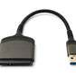 SYSTEM-S SATA cable 15 cm 22Pin female to USB 3.0 Type A male adapter for hard drive