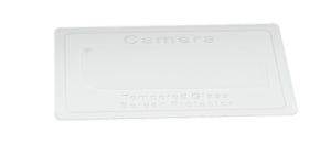 SYSTEM-S Camera Protection Lens Cover Glass Transparent for Samsung Galaxy S22