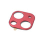 SYSTEM-S Camera Protection Lens Cover Aluminum for iPhone 13 & Mini in Red