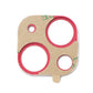 SYSTEM-S Camera Protection Lens Cover Aluminum for iPhone 13 & Mini in Red