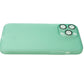 Coque de protection antichoc et anti-rayures en vert mat pour iPhone 14 Pro Max