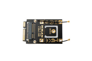 Adaptateur SYSTEM-S NGFF M.2 Key A vers câble Mini PCI E PCI Express pour carte Bluetooth WLAN