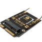 SYSTEM-S NGFF Adapter M.2 Key A to Mini PCI E PCI Express Cable for WLAN Bluetooth Card