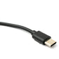 Câble SYSTEM-S USB 3.1 30 cm Adaptateur Type C mâle vers 2.0 Micro B mâle court en noir