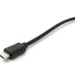 Câble SYSTEM-S USB 3.1 30 cm Adaptateur Type C mâle vers 2.0 Micro B mâle court en noir