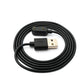 Câble SYSTEM-S USB 2.0 Câble de chargement de 100 cm pour montre intelligente Oppo Band 2 en noir