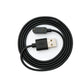 Câble SYSTEM-S USB 2.0 Câble de chargement de 100 cm pour montre intelligente Oppo Band 2 en noir