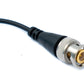 SYSTEM-S 2x UTP Kabel 10 cm Screw Lock zu BNC Stecker für HD Kameras Adapter in Schwarz