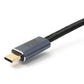 Cable SYSTEM-S USB4 200 cm Tipo C macho a macho 20 Gbit/s USB 4.0 trenzado negro