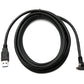 Cable USB 3.0 SYSTEM-S 3 m Tipo A Macho a 3.0 Micro Macho Adaptador Ángulo Tornillo