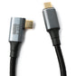 Cavo USB4 120 cm Tipo C maschio-maschio 40 Gbit/s USB 4.0 intrecciato ad angolo