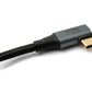 Cavo USB4 120 cm Tipo C maschio-maschio 40 Gbit/s USB 4.0 intrecciato ad angolo