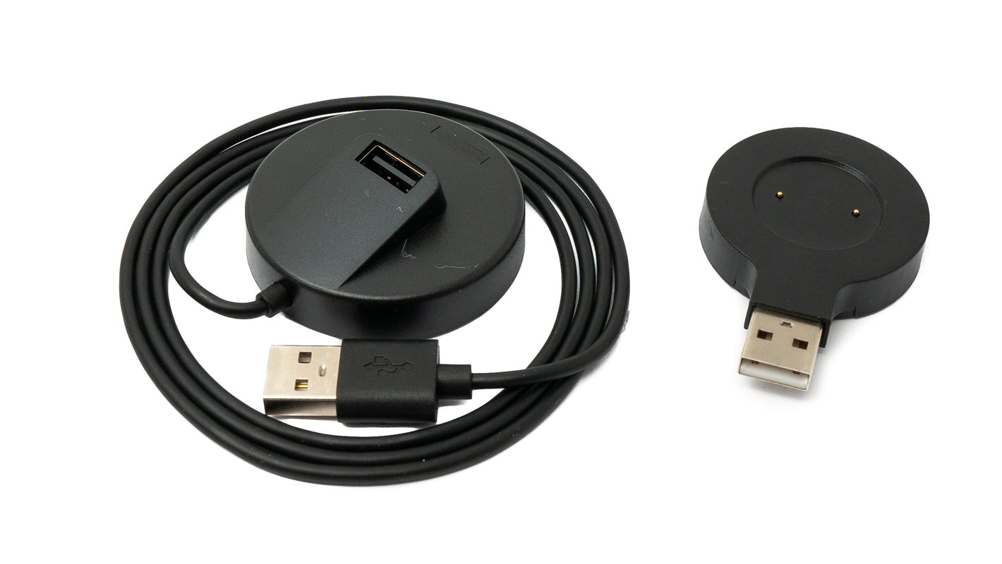 Cable USB 2.0 SYSTEM-S Estación de carga de 100cm para relojes inteligentes Huawei Watch GT en color negro