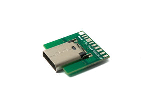 SYSTEM-S USB 3.1 Adapter Typ C Buchse zu 24pin Breakout Board Kabel