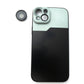 SYSTEM-S CPL Filter Circular Polarizer Lens with Case in Black for iPhone 14 Plus