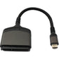 SYSTEM-S SATA Kabel 15 cm 22Pin Buchse zu USB 3.1 Typ C Stecker Adapter für Festplatte