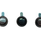 SYSTEM-S Camera Protection Lens Cover made of glass for iPhone 12 Pro Max Black